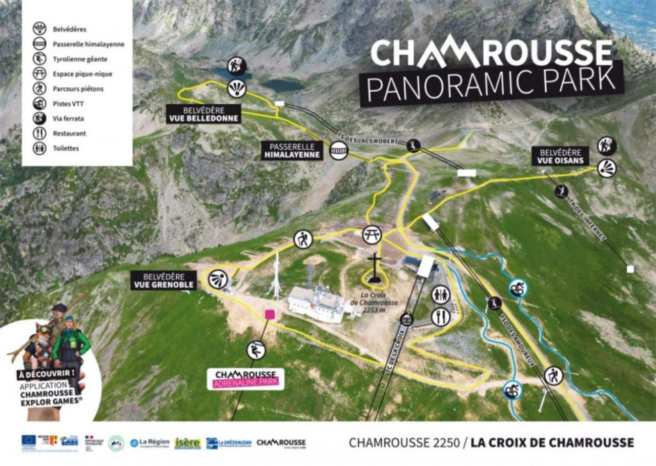 Le T2 Douillet D'Uriage - Residence Le Louvre - Cure Thermale Uriage- Proche Chamrousse - Jusqu'A 3 Personnes - Region Agreable En Toute Saison Vaulnaveys-le-Haut Exteriör bild